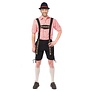 Lederhosen Johann zwart kort