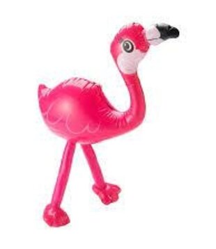 opblaasbare flamingo (55cm)