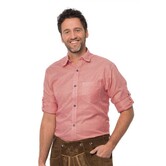 Tyrolean shirt red/white small check