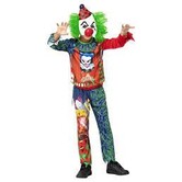 Horror clown (shirt,broek en masker)
