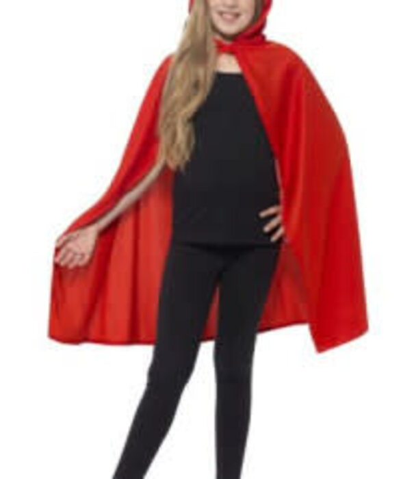 Cape met kap rood