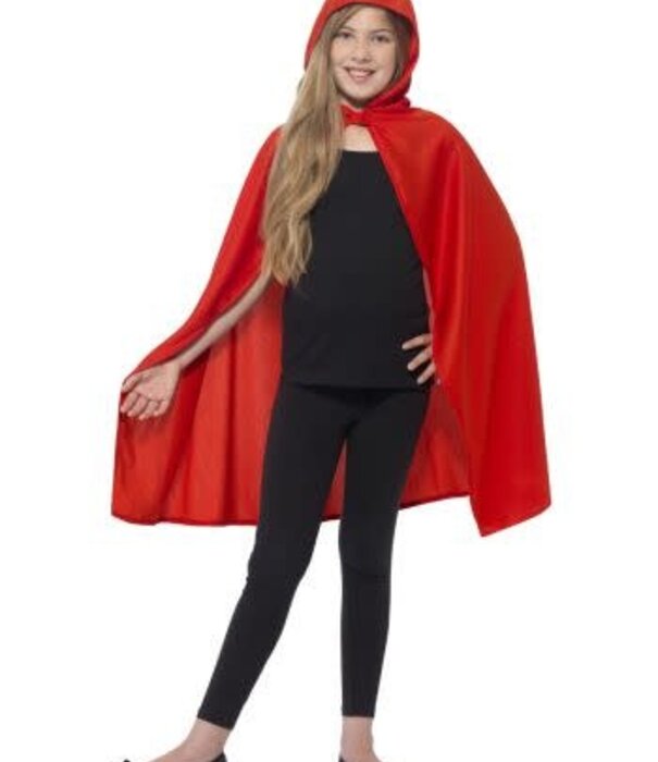 Cape met kap rood