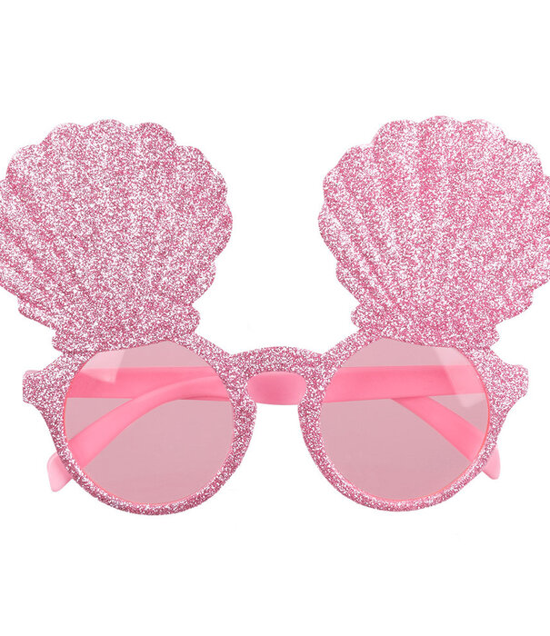mermaid shell party glasses