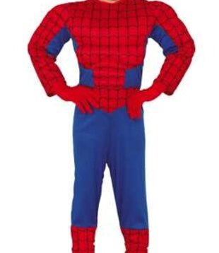 Spiderman 7/9 jaar (jumpsuit en masker)