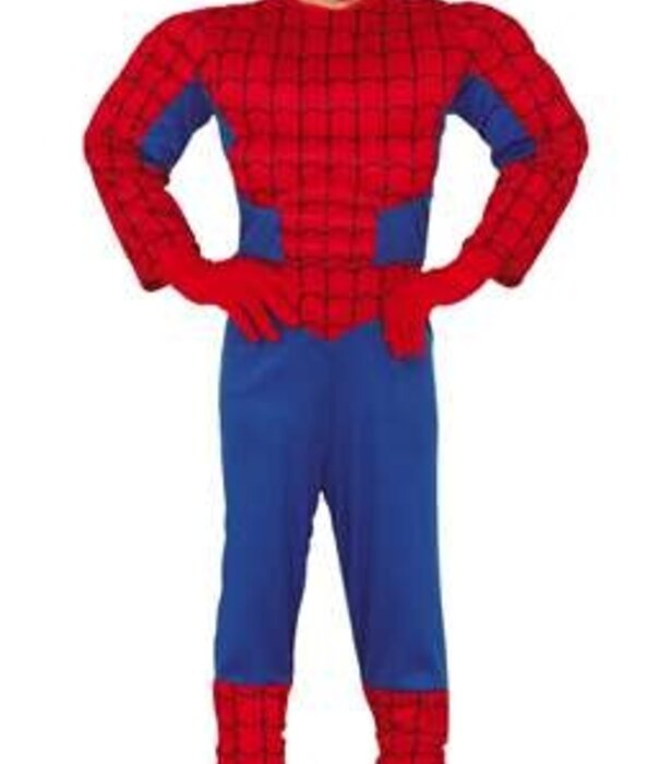 Huis Baeyens Spiderman 7/9 jaar (jumpsuit en masker)