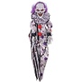 HANGING CLOWN 110 CM WITH LIGHT SOUND AND MOVEMENT (batteries NOT included)