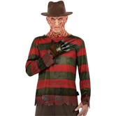 Freddy Krueger outfit incl hoed en handschoen