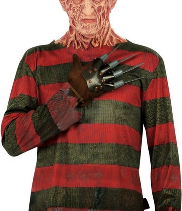 Freddy Krueger outfit incl hoed en handschoen