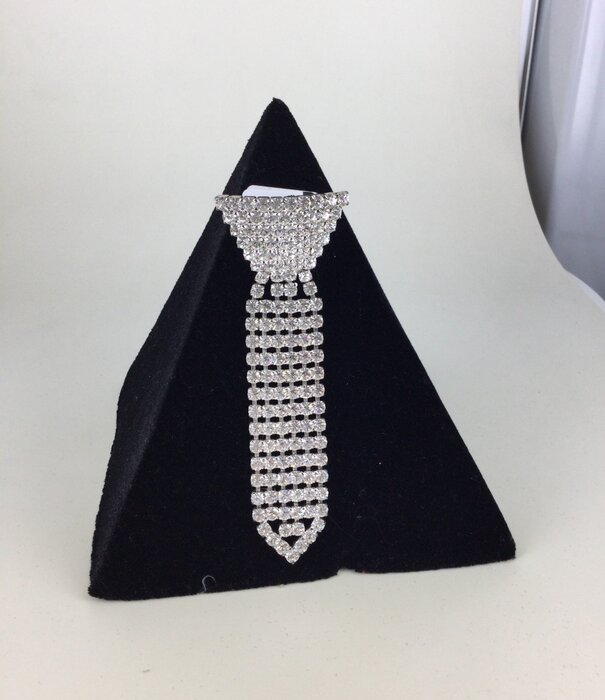 broche strass stropdas