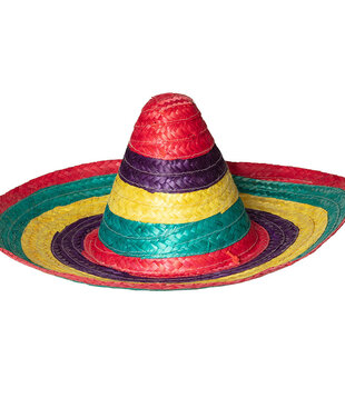 sombrero multicolor