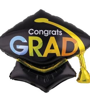 Foil balloon congrats grad