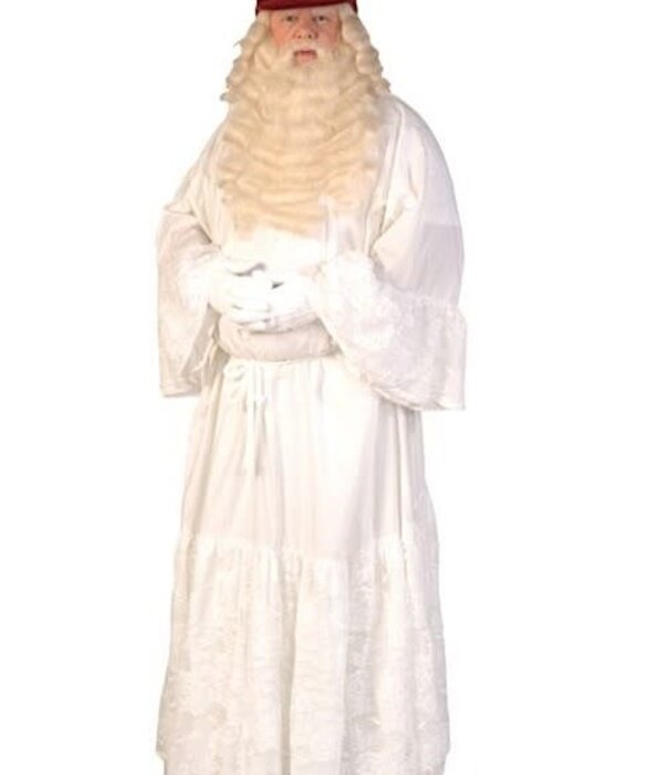 Thetru Habijt popeline ,wit / onderkleed Sint (onesize)