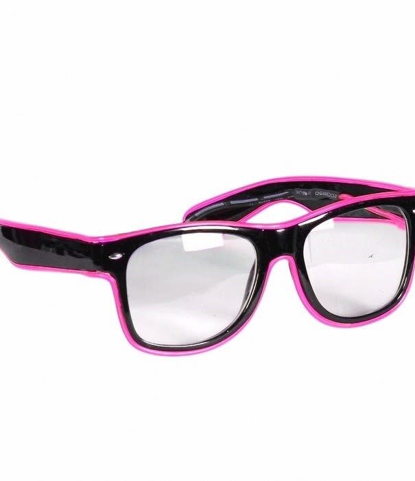 Thetru LED glasses, pink-black