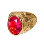 luxe Sint ring rode steen 27 mm