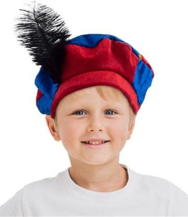 Piet hat luxury child red/blue