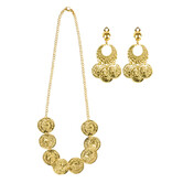Parure Mille et Une Nuits (boucles d'oreilles et collier)