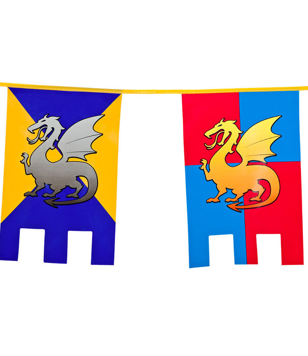 flag line Knights and Dragons (30 x 20cm, 6m)