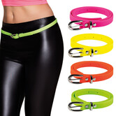 riem  neonkleuren ass (roos, geel, oranje of groen)(1stuk)