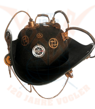 steampunk hoed piraat