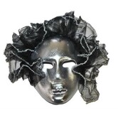 Venetiaans masker zilver