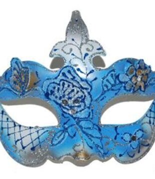 Masque vénitien bleu