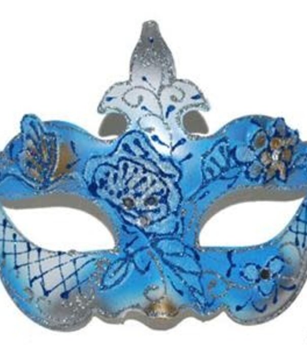 Venetiaans masker blauw