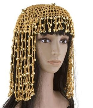 head beads gold Egyptian