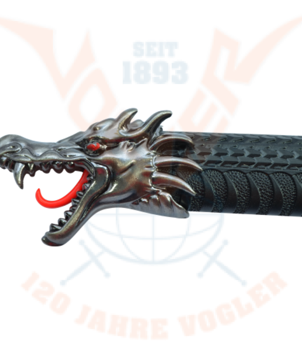 Fantasy black dragon katana