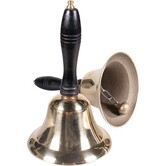 Cloche du Père Noël de luxe en or