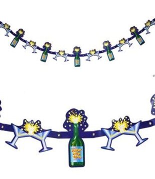 GARLAND 152 CM HAPPY NEW YEAR