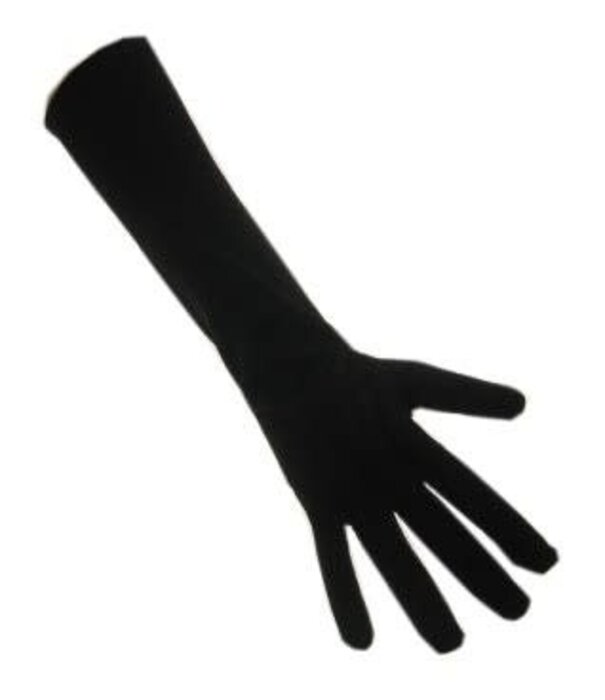 scheepers Gants longs noirs M