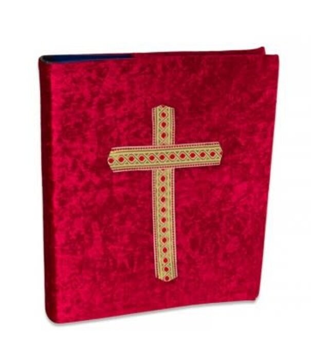 Sinterklaas book cover with cross