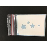 stencil self-adhesive stars