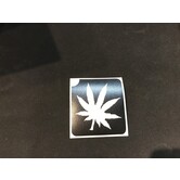 sjabloon zelfklevend wietblad