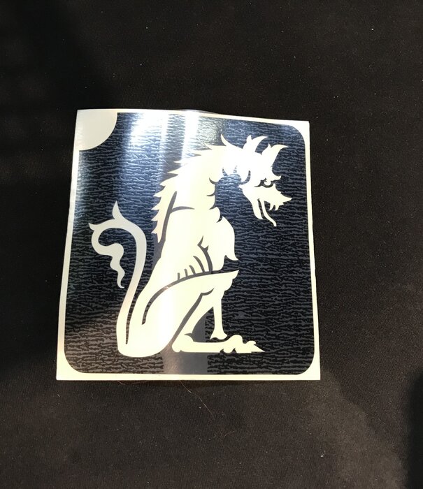 stencil adhesive dragon 2