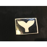 stencil self-adhesive whale tail / fin