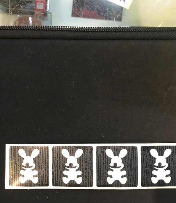 stencil self-adhesive cartoon