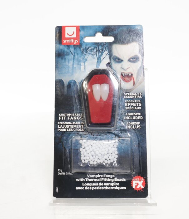 Vampier tanden met kleefmiddel