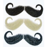 mustache Wilhelm blond