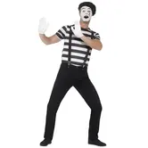 Gentlemen mime artist costume L