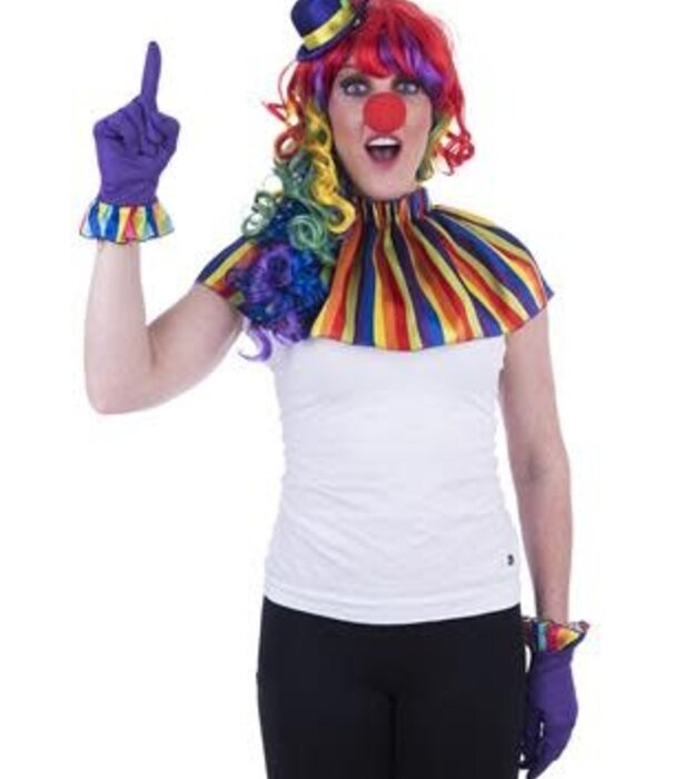 Clown set (Gloves, Hat, Collar, Nose)