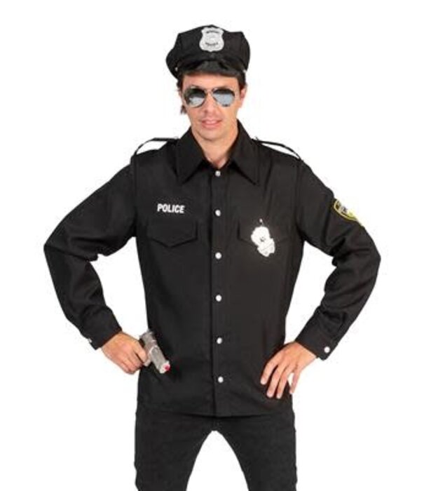 Police Pedro black shirt