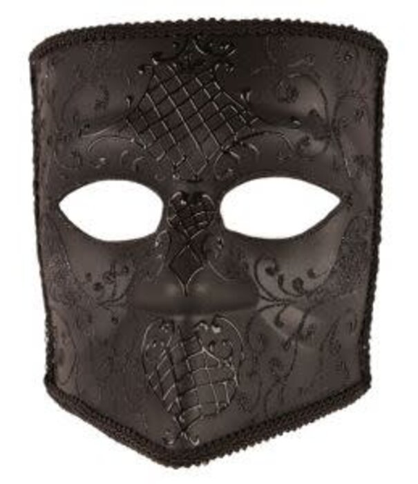 masker Venetiaans zwart man