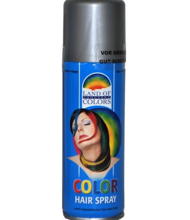 laque pour cheveux argent