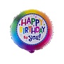 Folieballon happy birthday (55.2 x 46 cm)