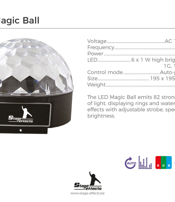 Magicball LED light effect Disco