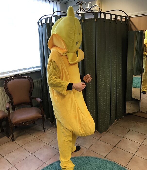 Mascotte amusante Banane