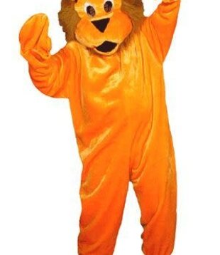 Mascot lion Orange