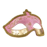 Venetian colored glitter mask