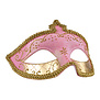Venetian colored glitter mask